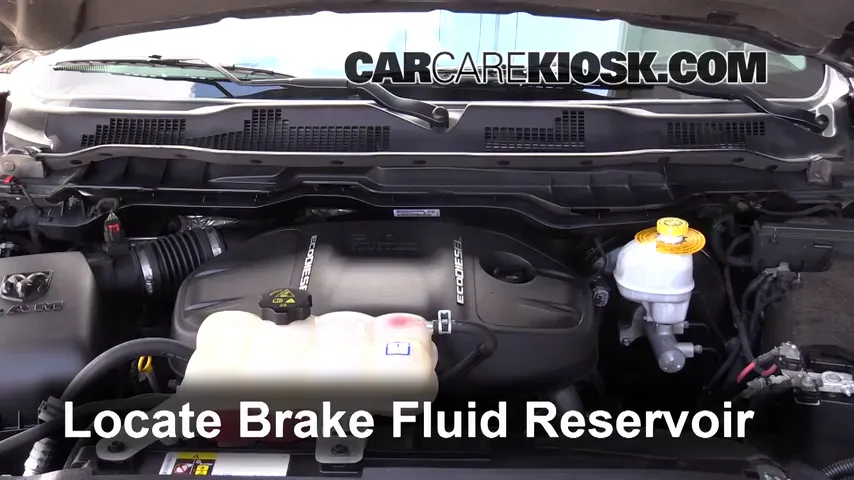 2015 Ram 1500 Laramie Longhorn 3.0L V6 Turbo Diesel Brake Fluid Add Fluid